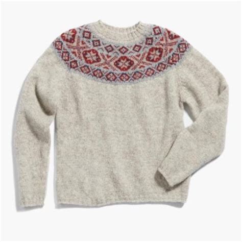 authentic fair isle sweater